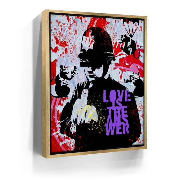 Featured image 7 for Love Is The Answer - Banksy Warhol Mashup
