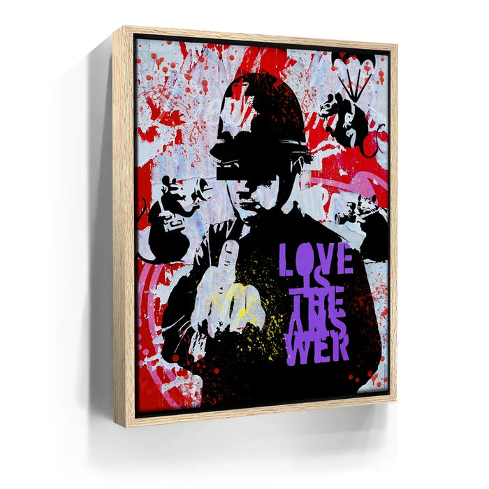 Featured image 9 for Love Is The Answer - Banksy Warhol Mashup