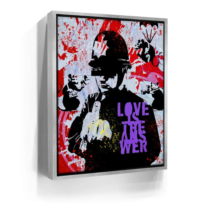 Featured image 8 for Love Is The Answer - Banksy Warhol Mashup