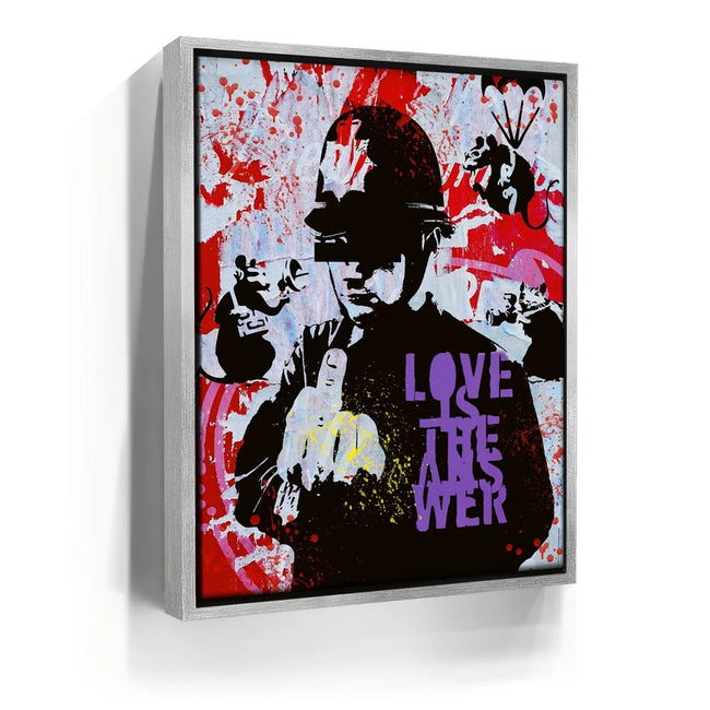 Featured image 8 for Love Is The Answer - Banksy Warhol Mashup