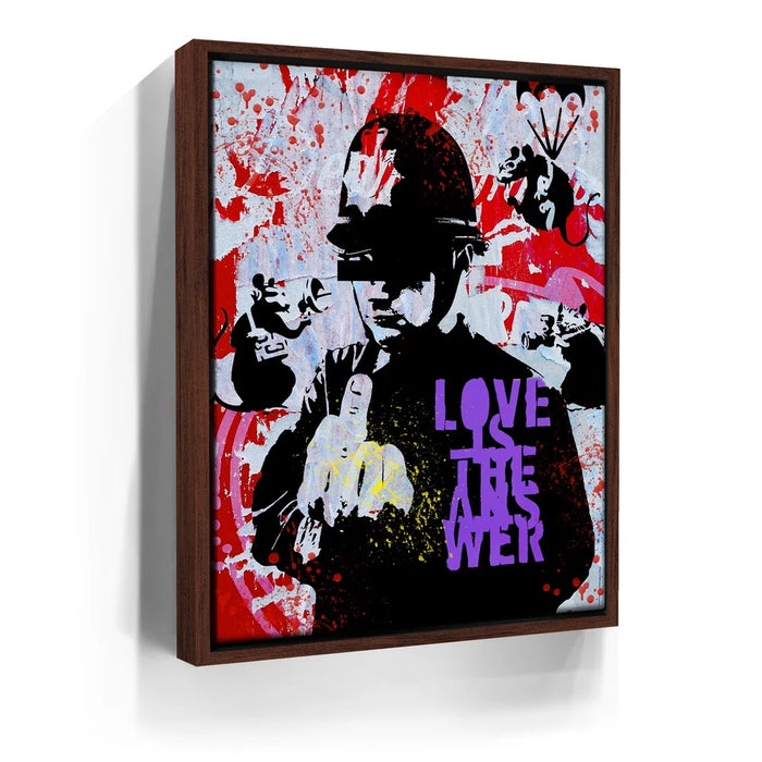 Featured image 10 for Love Is The Answer - Banksy Warhol Mashup