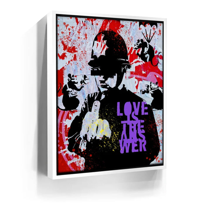 Featured image 6 for Love Is The Answer - Banksy Warhol Mashup