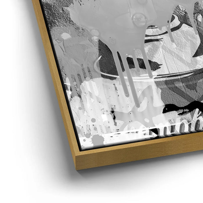 Featured image 12 for Love Robot - Banksy Warhol Mashup - B & W