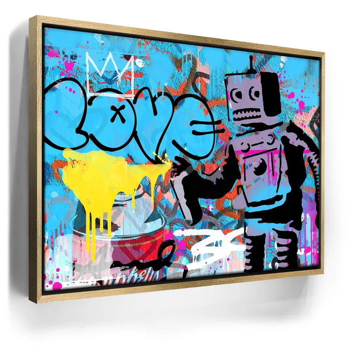 Featured image 7 for Love Robot - Banksy Warhol Mashup