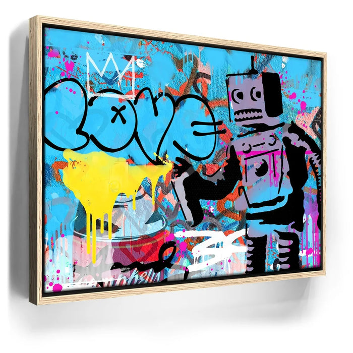 Featured image 9 for Love Robot - Banksy Warhol Mashup