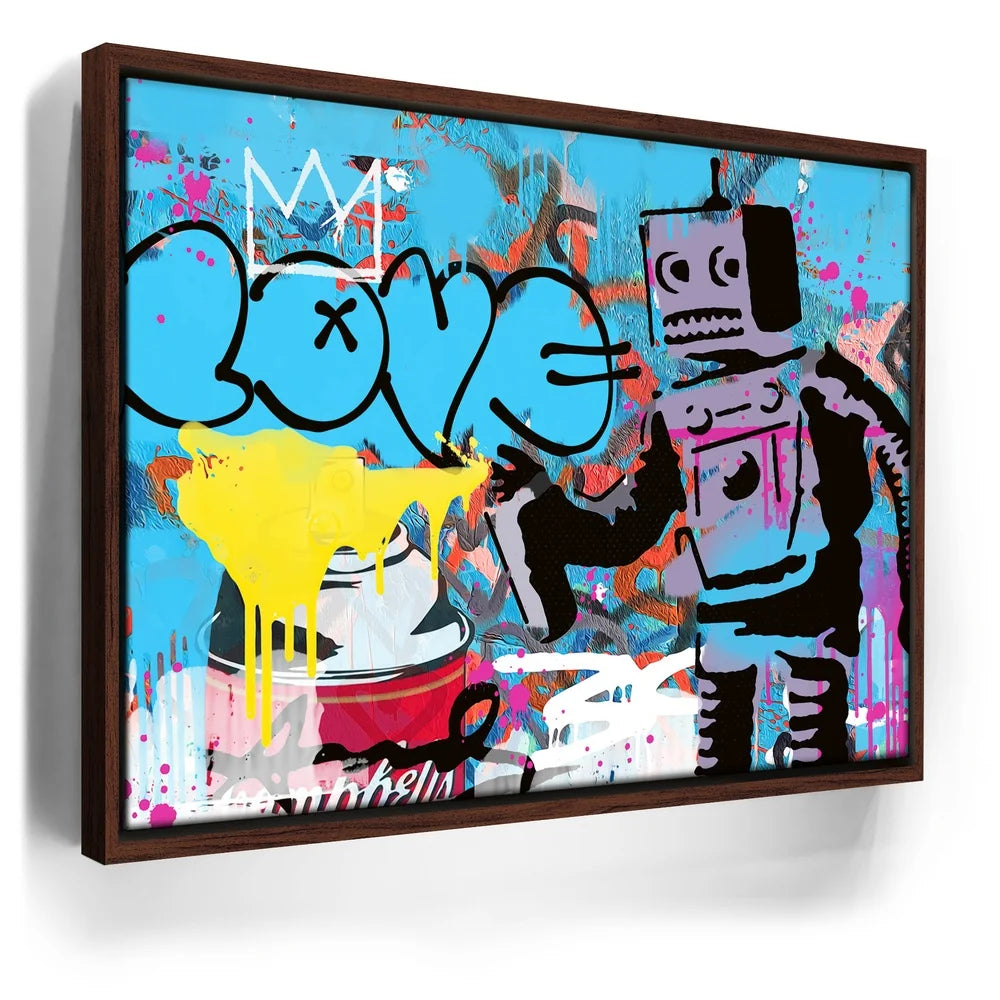 Featured image 10 for Love Robot - Banksy Warhol Mashup
