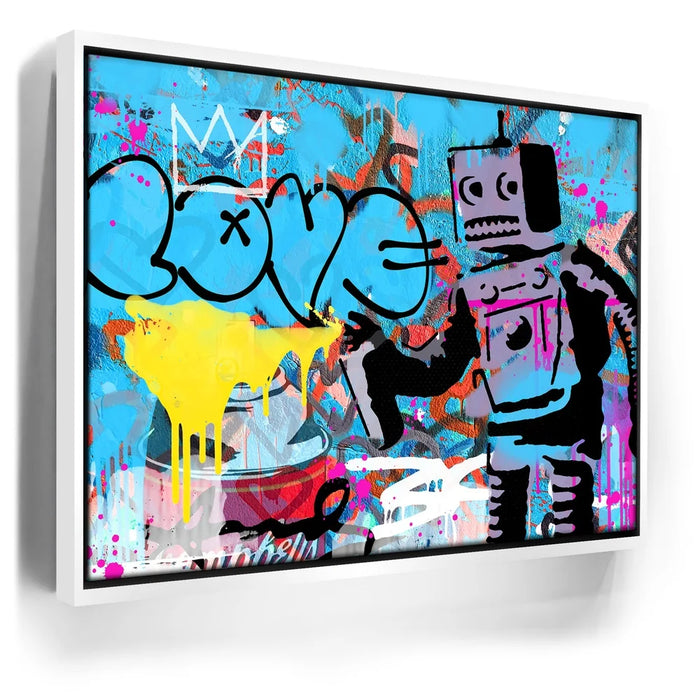 Featured image 6 for Love Robot - Banksy Warhol Mashup