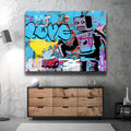 Thumbnail image 2 for Love Robot - Banksy Warhol Mashup