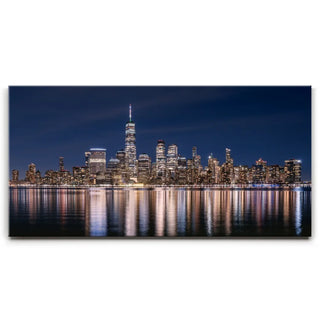 Lower Manhattan Skyline Panoramic Reflections