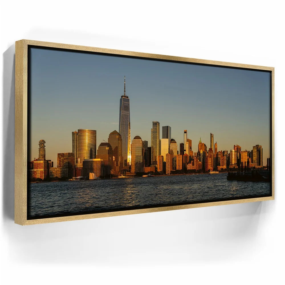 Featured image 7 for Lower Manhattan Skyline Panoramic View From Jersey City At Golden Hour