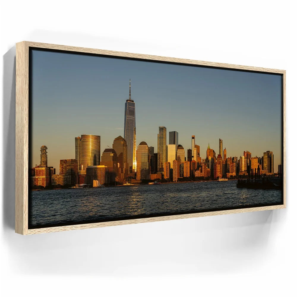 Featured image 9 for Lower Manhattan Skyline Panoramic View From Jersey City At Golden Hour