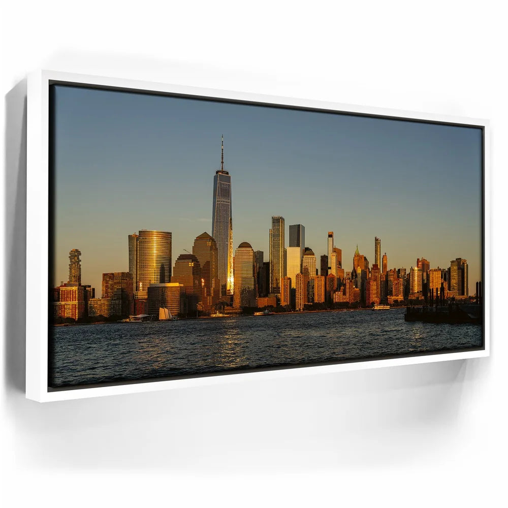 Featured image 6 for Lower Manhattan Skyline Panoramic View From Jersey City At Golden Hour