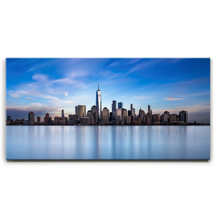 Featured image 1 for Lower Manhattan Skyline Panoramic View From Jersey City At Night