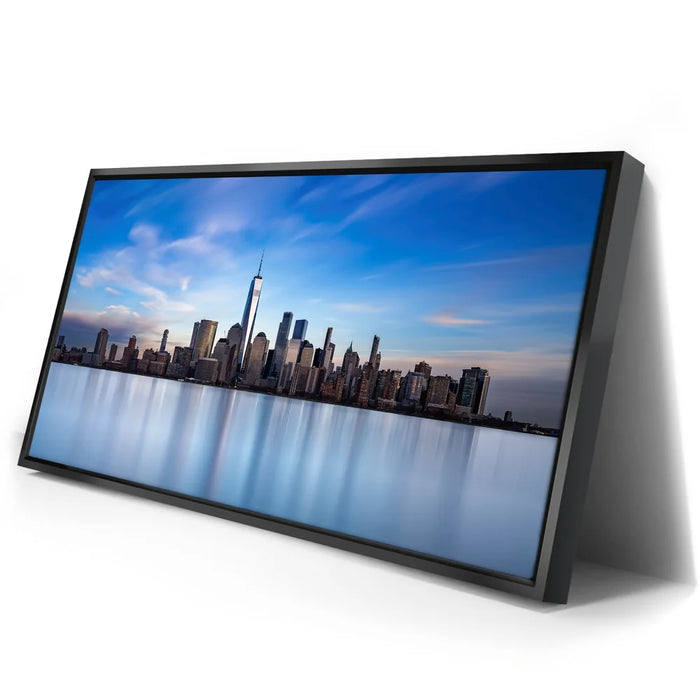 Featured image 2 for Lower Manhattan Skyline Panoramic View From Jersey City At Night