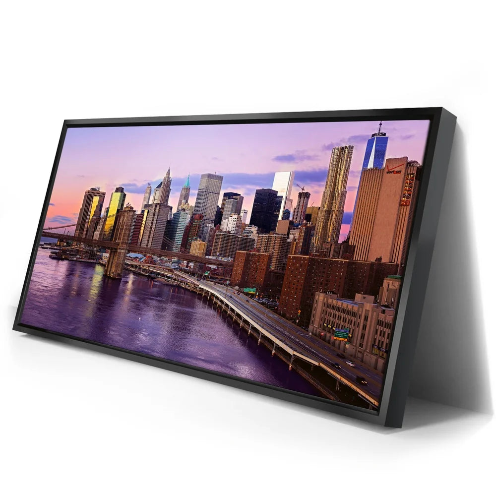 Featured image 2 for Lower Manhattan Skyline Panoramic View From Manhattan Bridge