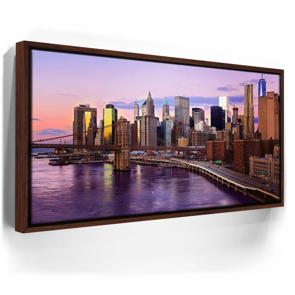 Featured image 10 for Lower Manhattan Skyline Panoramic View From Manhattan Bridge