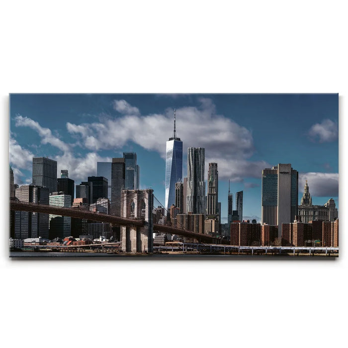 Featured image 1 for Lower Manhattan Skyline Panoramic View With Brooklyn Bridge