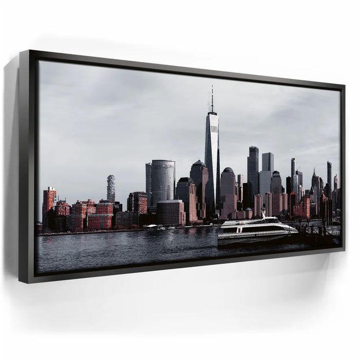 Featured image 5 for Lower Manhattan Skyline Panoramic View With Ferry Boat