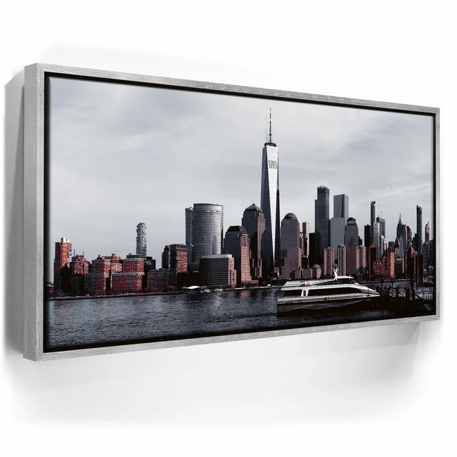 Featured image 8 for Lower Manhattan Skyline Panoramic View With Ferry Boat