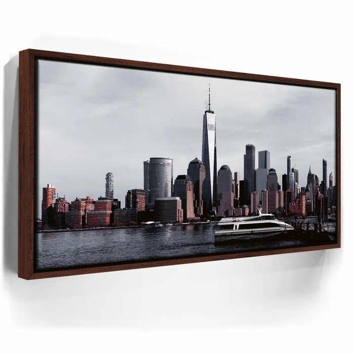 Featured image 10 for Lower Manhattan Skyline Panoramic View With Ferry Boat