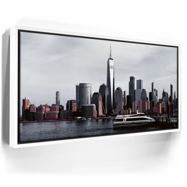 Featured image 6 for Lower Manhattan Skyline Panoramic View With Ferry Boat