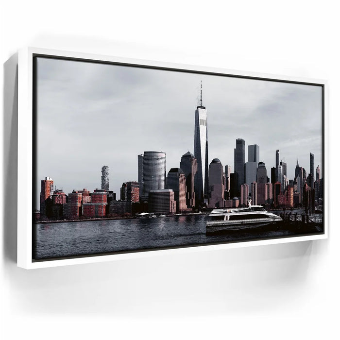 Featured image 6 for Lower Manhattan Skyline Panoramic View With Ferry Boat