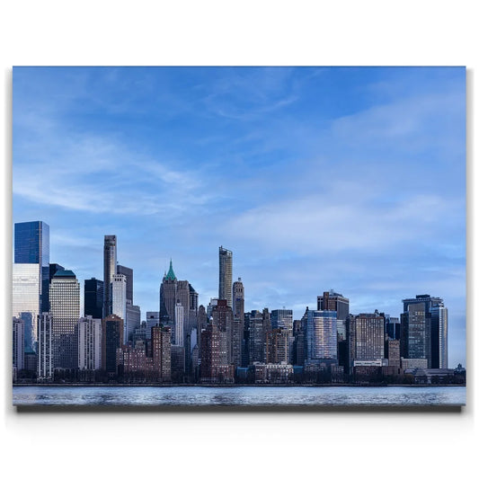 Lower Manhattan Skyline View With 1 World Trade Center - 2 Of 2 Posters, Prints, & Visual Artwork TheGoatWallArt LANDSCAPE 24x18 0.75" STANDARD