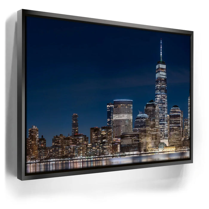 Featured image 5 for Lower Manhattan Skyline View With 1 World Trade Center At Night - 1 Of 2