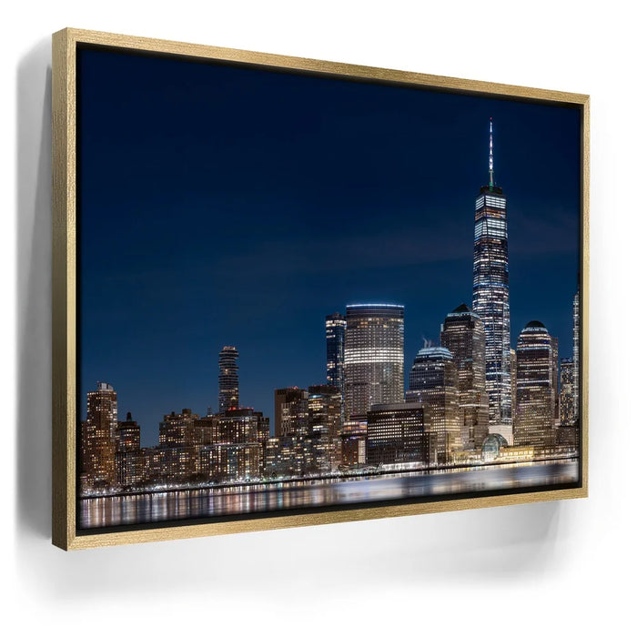 Featured image 7 for Lower Manhattan Skyline View With 1 World Trade Center At Night - 1 Of 2