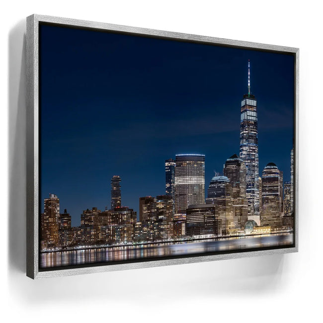 Featured image 8 for Lower Manhattan Skyline View With 1 World Trade Center At Night - 1 Of 2