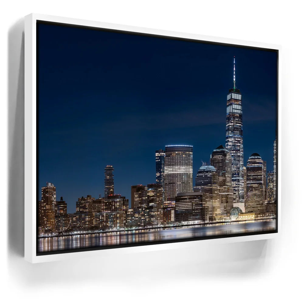 Featured image 6 for Lower Manhattan Skyline View With 1 World Trade Center At Night - 1 Of 2