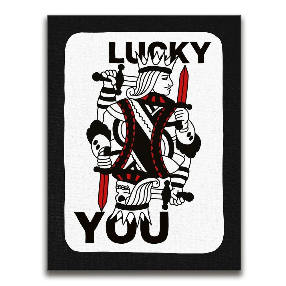 Featured image 1 for Lucky You Playing Card - Gritty