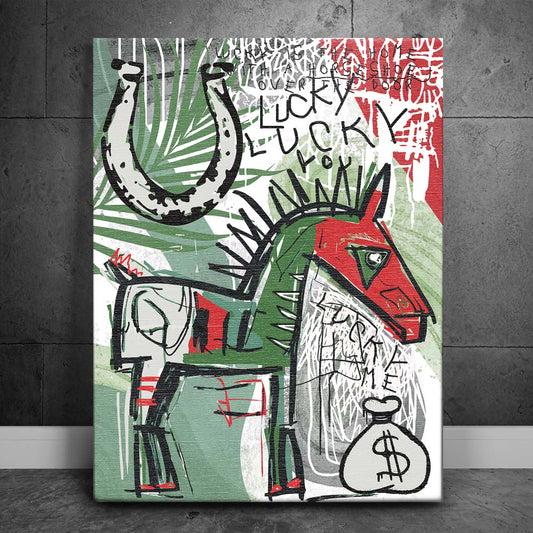 Lucky You, Lucky Me - Basquiat Style