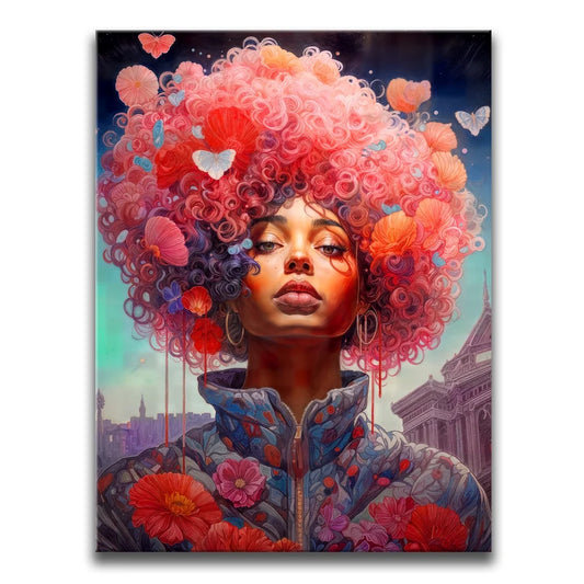Luminous Muse (Celestial Divas Set) Posters, Prints, & Visual Artwork TheGoatWallArt PORTRAIT 18x24 0.75" STANDARD