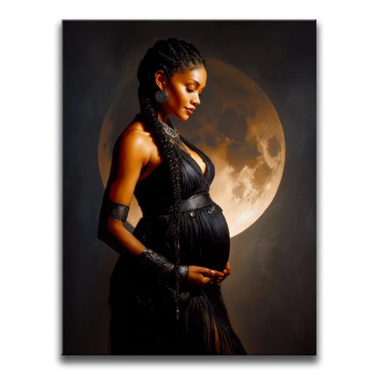 Lunar Blessing Posters, Prints, & Visual Artwork TheGoatWallArt PORTRAIT 18x24 0.75" STANDARD