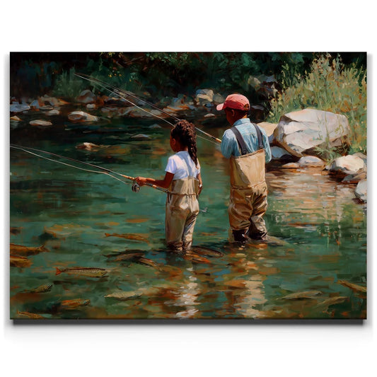 Lure Of The Wild Posters, Prints, & Visual Artwork TheGoatWallArt LANDSCAPE 24x18 0.75" STANDARD