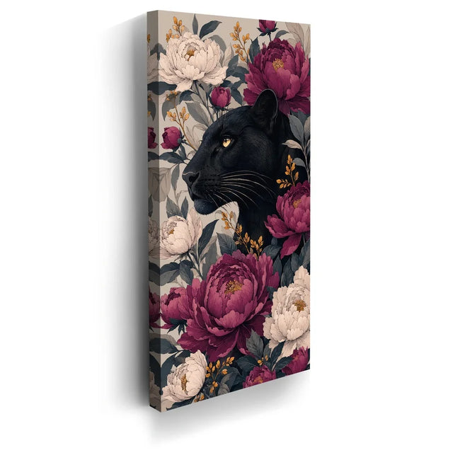 Featured image 3 for Luxury Black Panther Floral Art