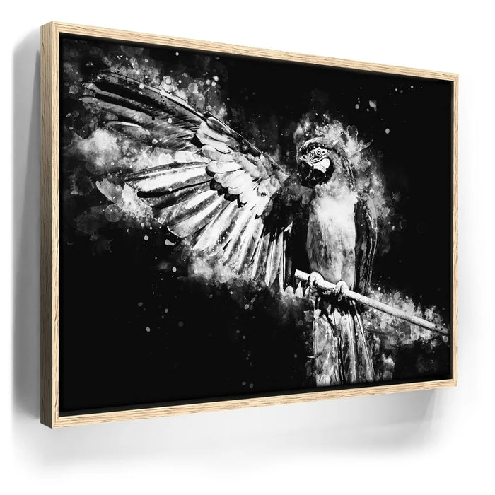 Featured image 9 for Macaw - Watercolor II - Black and White