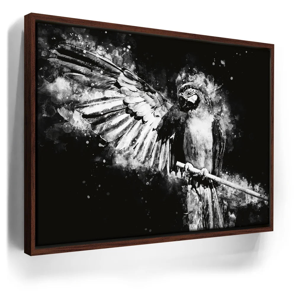 Featured image 10 for Macaw - Watercolor II - Black and White