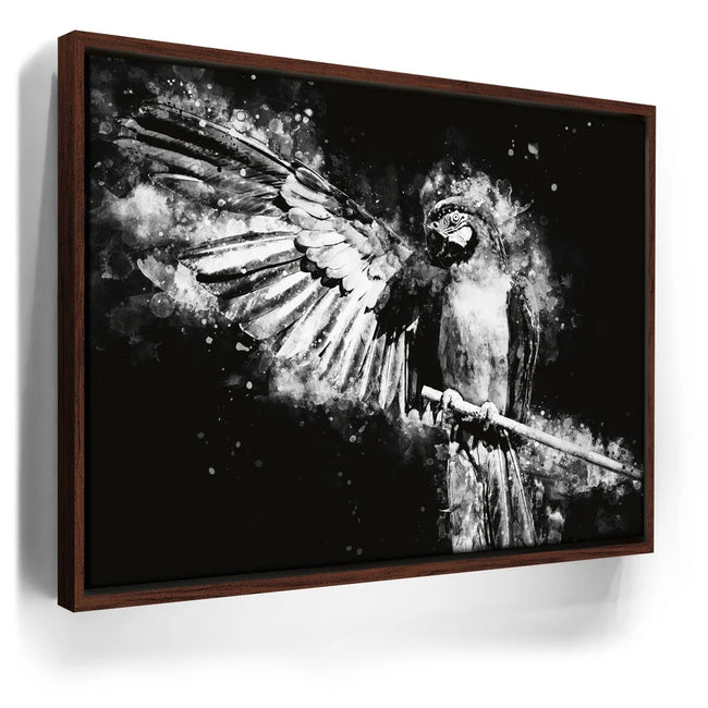 Featured image 10 for Macaw - Watercolor II - Black and White