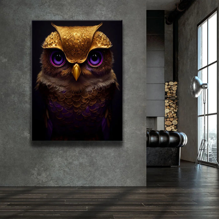 Featured image 2 for Magical Owl With Purple Eyes