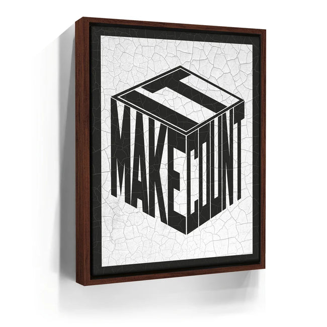 Featured image 10 for Make It Count - Cracked Paint - Black