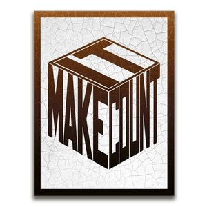 Make It Count - Cracked Paint - Copper