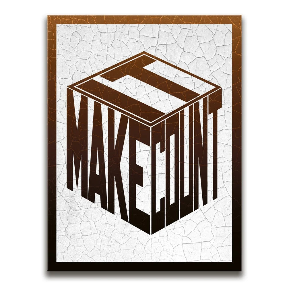 Featured image 1 for Make It Count - Cracked Paint - Copper