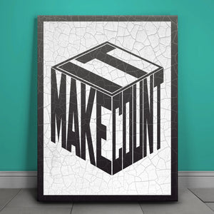 Make It Count - Cracked Paint