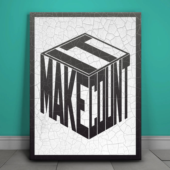 Featured image 1 for Make It Count - Cracked Paint