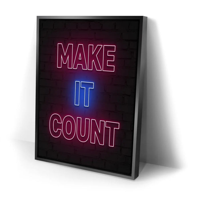 Featured image 2 for Make It Count - Neon Sign