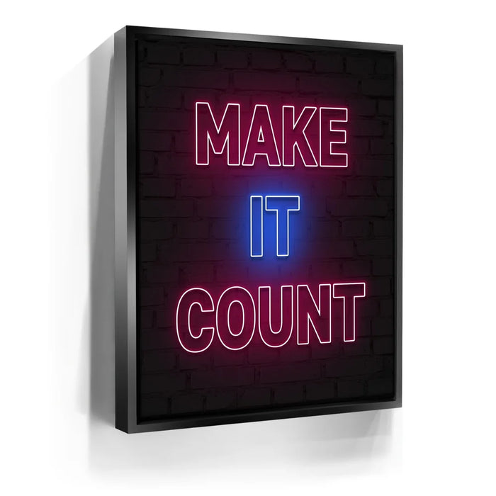 Featured image 5 for Make It Count - Neon Sign