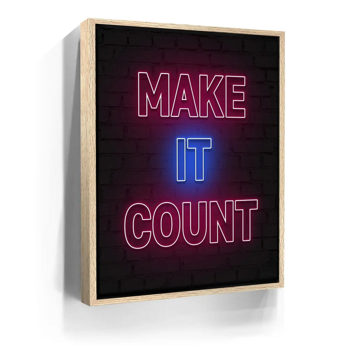 Featured image 9 for Make It Count - Neon Sign