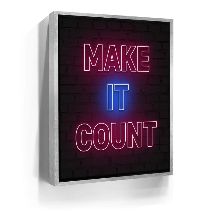 Featured image 8 for Make It Count - Neon Sign